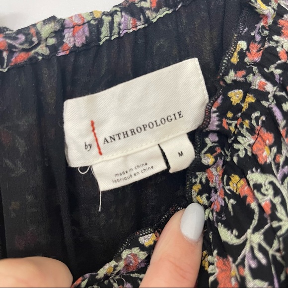 Anthropologie Smocked Off the Shoulder Top - Picture 4 of 4